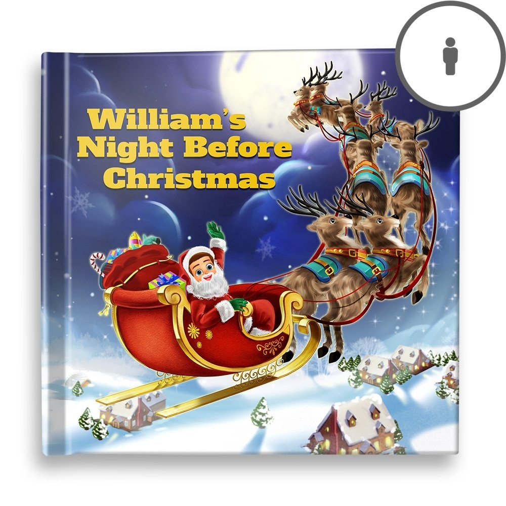 "Night Before Christmas" Personalised Story Book