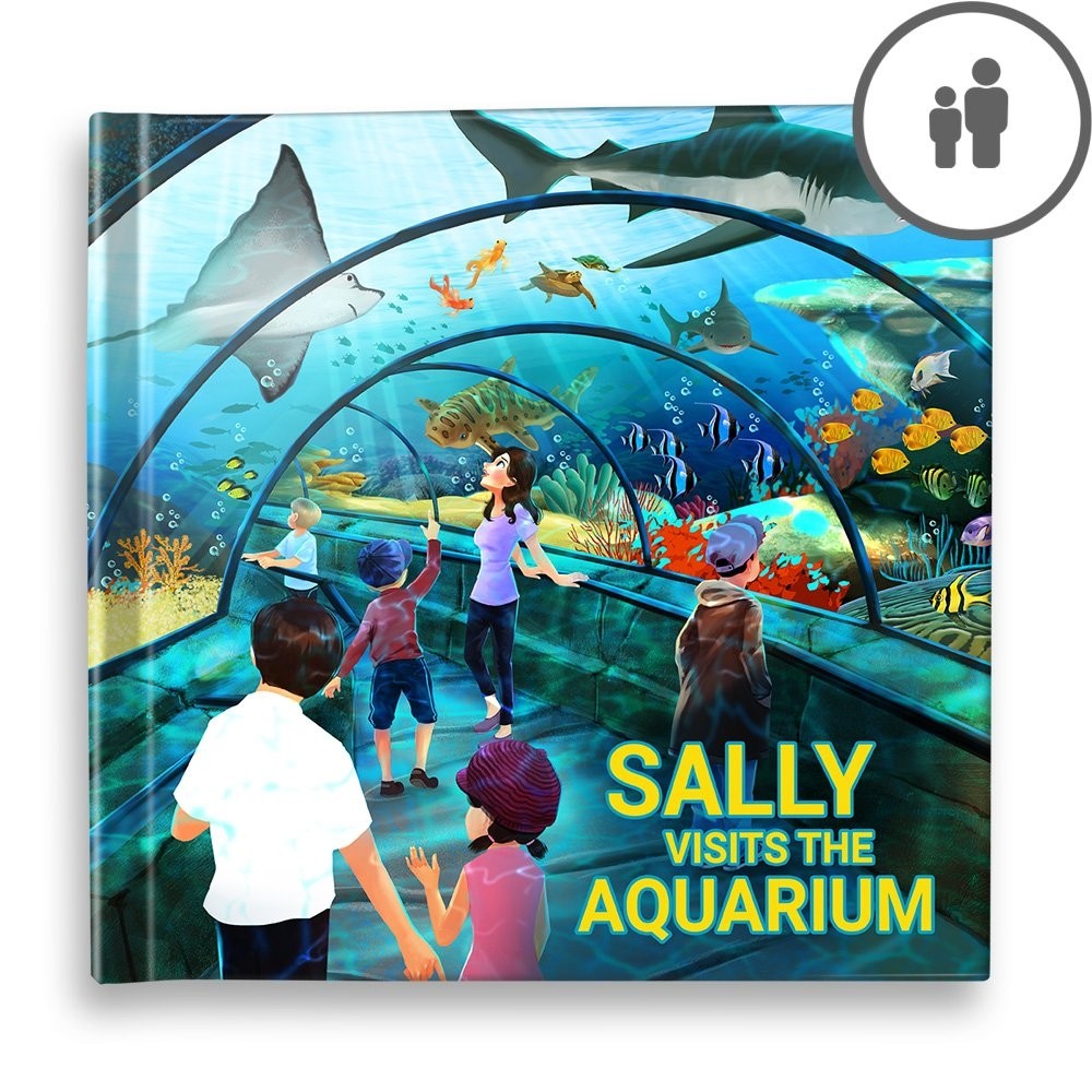 "Visits the Aquarium" Personalised Story Book
