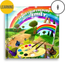 "Learn Your Colours" Personalised Story Book