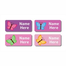 Butterfly Rectangle Name Labels