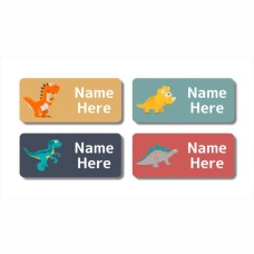 Dinosaurs Rectangle Name Labels