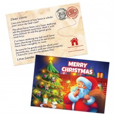 First Christmas Santa Postcard
