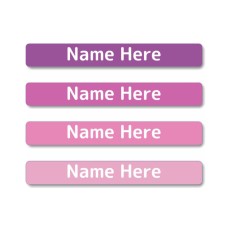 Magenta Mini Name Labels