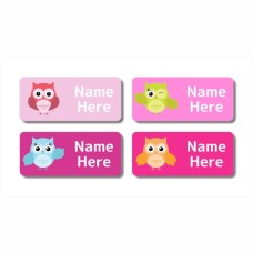Owls Rectangle Name Labels