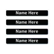 Single Colour Mini Name Labels