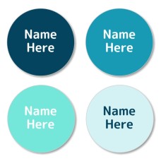 Summer Shoe Dot Labels