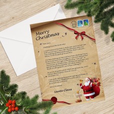 Old Fashioned Santa Letter