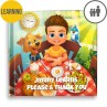 "Learns Please and Thank You" Personalised Story Book