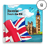 "Tours the UK" Personalised Story Book