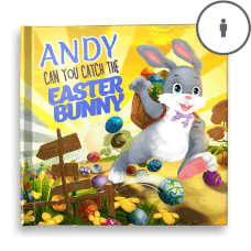 "Can You Catch the Easter Bunny?" Personalised Story Book